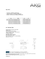 Preview for 2 page of AKG WMS40 MINI2 Specifications