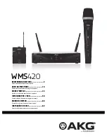 AKG WMS420 User Instructions preview
