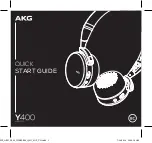 AKG Y400 Quick Start Manual preview