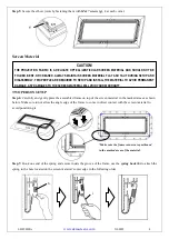 Preview for 4 page of Akia Screens EDGE FREE CLR 3/4 Series User Manual