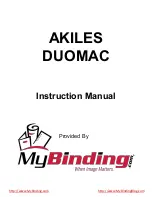 Akiles 541 Instruction Manual preview