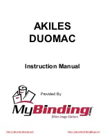 Предварительный просмотр 1 страницы Akiles 541 Instruction Manual