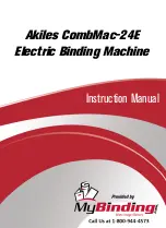 Akiles CombMac-24E Instruction Manual preview