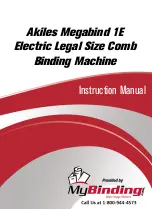 Akiles MEGABIND-1E Instruction Manual preview