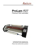 Akiles ProLam R27 Operation Manual preview
