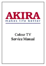 Предварительный просмотр 1 страницы akira 14RBS3WN Service Manual