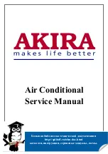 Предварительный просмотр 1 страницы akira AC-F30HG Service Manual