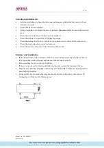 Предварительный просмотр 23 страницы akira AC-F30HG Service Manual