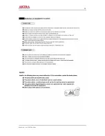 Предварительный просмотр 24 страницы akira AC-S10CGAx2 Service Manual