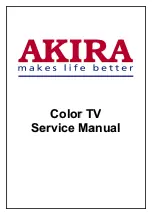 Предварительный просмотр 1 страницы akira CT-14CQS5CPT Service Manual