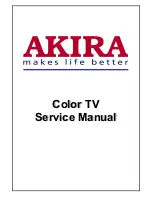 Предварительный просмотр 1 страницы akira CT-21CBP5CP Service Manual