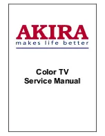 Предварительный просмотр 1 страницы akira CT-21CBS5CPH Service Manual