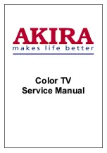 Предварительный просмотр 1 страницы akira CT-21CDP5CP Service Manual