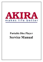 Предварительный просмотр 1 страницы akira DM-301P Service Manual