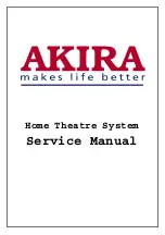 Предварительный просмотр 1 страницы akira HTS-898-266 Service Manual