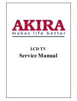 Предварительный просмотр 1 страницы akira LCT-15CH12ST Service Manual