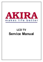 Предварительный просмотр 1 страницы akira LCT-17CHST Service Manual