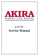 Предварительный просмотр 1 страницы akira LCT-20CHST Service Manual