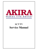 Предварительный просмотр 1 страницы akira LCT-20CVST Service Manual