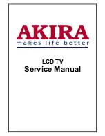 Предварительный просмотр 1 страницы akira LCT-37KX1DSTP Service Manual