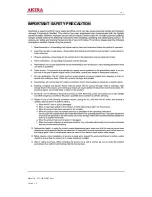 Preview for 4 page of akira LCT-37KX1DSTP Service Manual