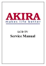 Предварительный просмотр 1 страницы akira LCT-42EL0SSTP Service Manual