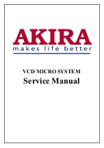 Предварительный просмотр 1 страницы akira MC-6320V Service Manual