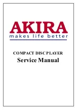 Предварительный просмотр 1 страницы akira MC-VCM2 Service Manual