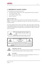 Preview for 4 page of akira MC-VCM2 Service Manual