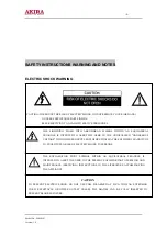 Предварительный просмотр 4 страницы akira MMS-121 Service Manual