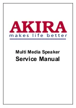 Предварительный просмотр 1 страницы akira MMS-421 Service Manual