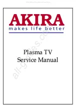 akira PLT-42TT Service Manual preview