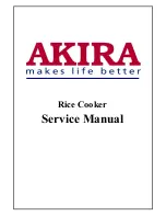 Предварительный просмотр 1 страницы akira RK-218 Service Manual