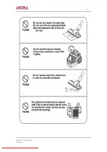 Preview for 7 page of akira VC-F1402 Service Manual