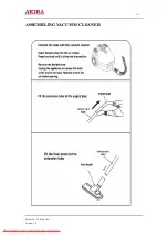 Предварительный просмотр 9 страницы akira VC-F1402 Service Manual