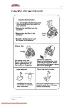 Preview for 13 page of akira VC-F1402 Service Manual