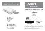 Предварительный просмотр 1 страницы Akitio Thunder Dock Setup Manual