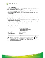 Предварительный просмотр 5 страницы AkkuPoint TPH 900 User Manual