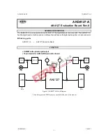 Предварительный просмотр 1 страницы AKM AKD4127-A Manual