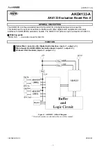 Preview for 1 page of AKM AKD4133-A Manual