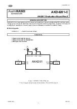 AKM AKD4201-C Ordering Manual preview