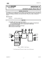 Preview for 1 page of AKM AKD4344-A Manual