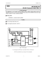 Предварительный просмотр 1 страницы AKM AKD4385-SC Instruction Manual