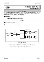 Предварительный просмотр 1 страницы AKM AKD4396-SBW Manual