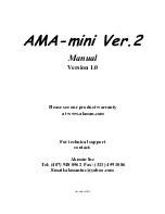 Preview for 1 page of Akman Ama-mini Ver2 Manual