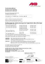 Preview for 24 page of AKO-Agrartechnik BA-1200 Instruction Manual