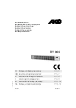AKO BY 800 Assembly And Operating Instructions Manual preview