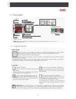 Предварительный просмотр 4 страницы AKO -D101 Series User Manual