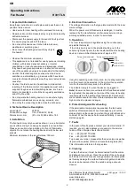 Preview for 3 page of AKO H 381 TLS Operating Instructions Manual