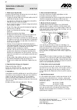 Preview for 5 page of AKO H 381 TLS Operating Instructions Manual